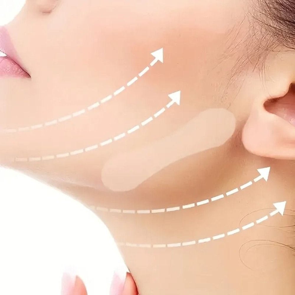 Invisible V Shape Facial Lift Tape For Chin And Cheek Contour 6