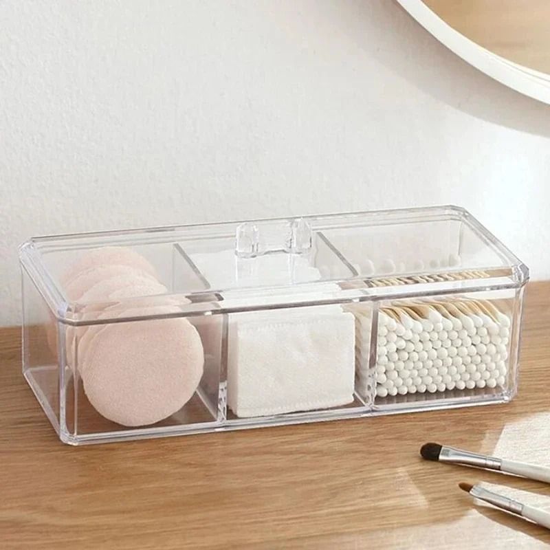 Transparent Acrylic Makeup Organizer Storage Box 0