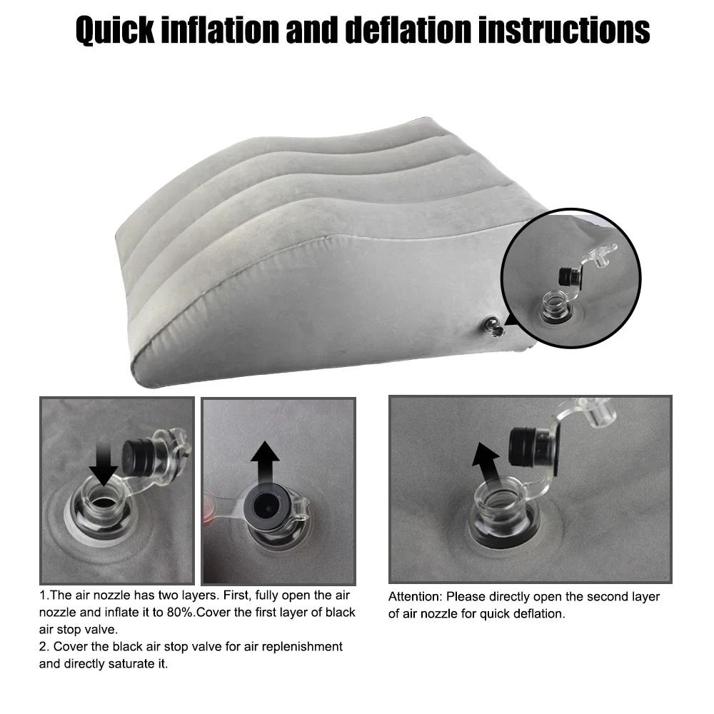 Portable Inflatable Leg Pillow For Travel And Rest 1