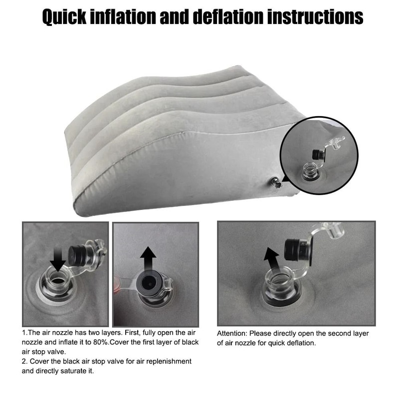 Portable Inflatable Leg Pillow For Travel And Rest 1