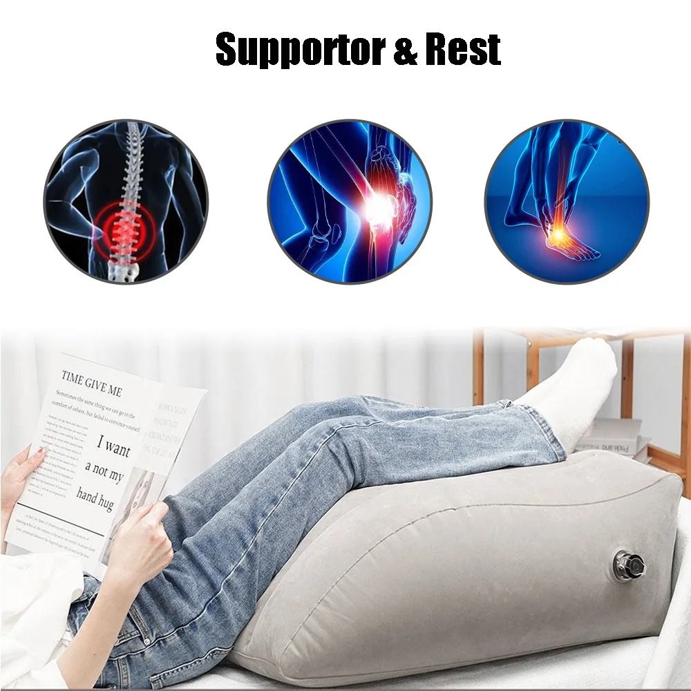 Portable Inflatable Leg Pillow For Travel And Rest 4