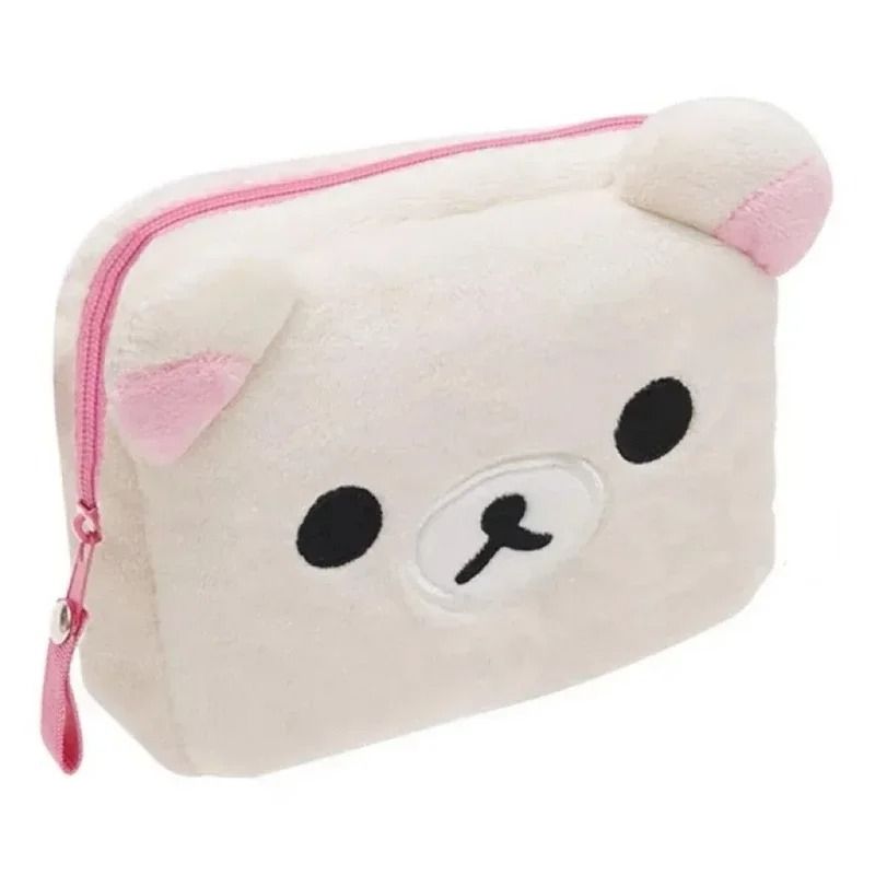 Cute Cartoon Bear Makeup Storage Bag With Multiple Compartments 6