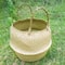 Handwoven Seagrass Storage Basket With Handles 2