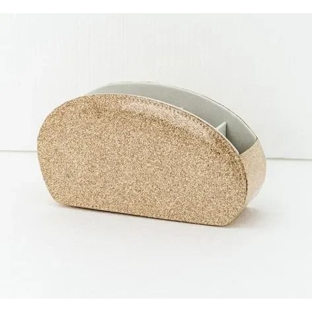 PU Leather 5 Grid Desk Organizer For Remote Control Phone And Accessories 10