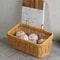 Hand Woven Wall Hanging Storage Basket For Kitchen And Home 2