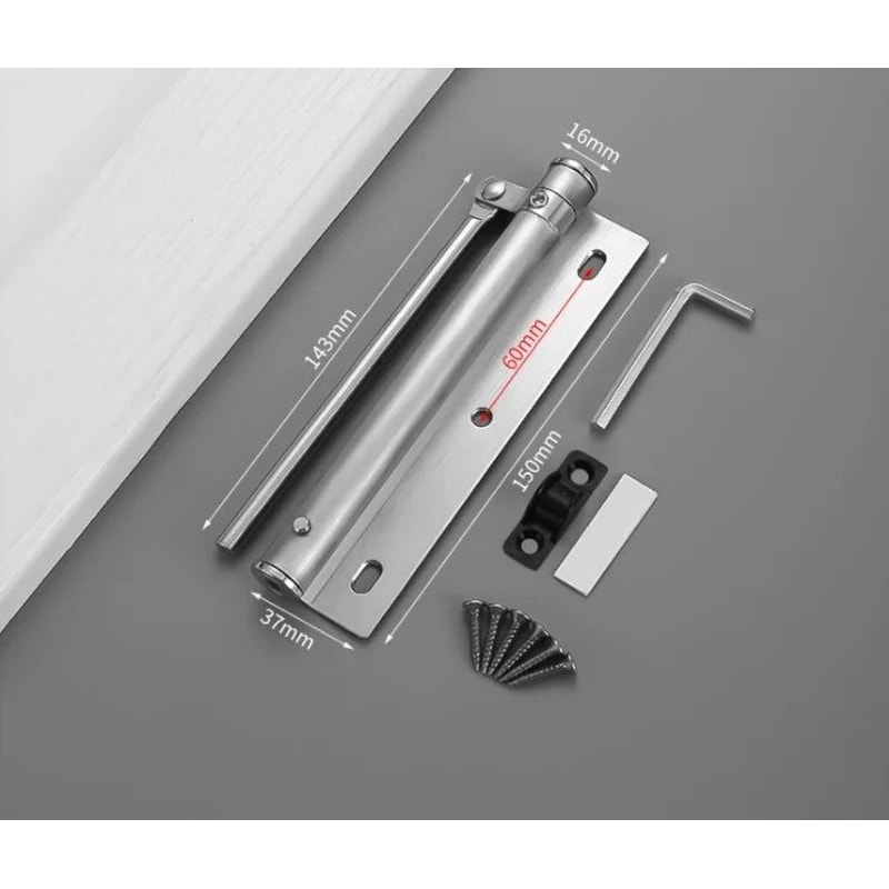 Adjustable Automatic Door Closer Soft Close Hardware 6