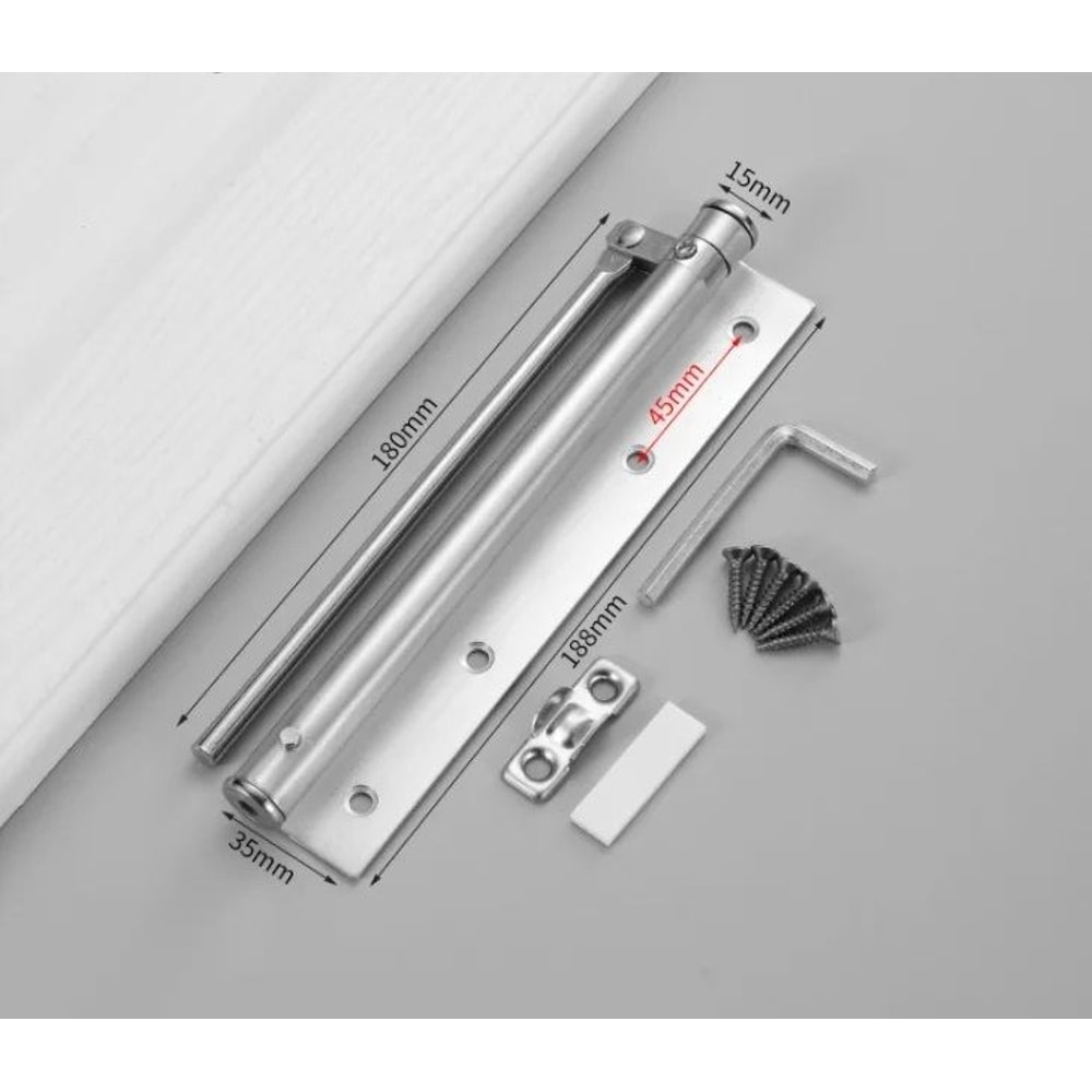 Adjustable Automatic Door Closer Soft Close Hardware 7
