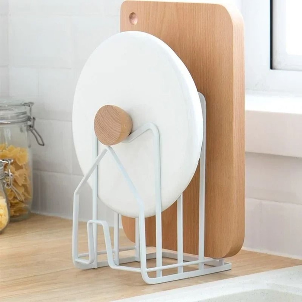 MultiLayer Cutting Board And Pot Lid Organizer Rack 2