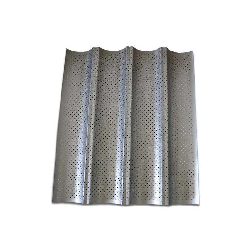 Non Stick Baguette Bread Pan With Perforated Design For Crispy Loaves 4