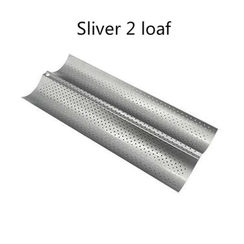 Non Stick Baguette Bread Pan With Perforated Design For Crispy Loaves 10