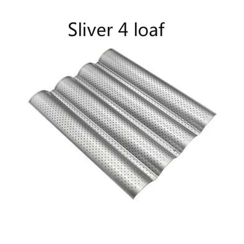 Non Stick Baguette Bread Pan With Perforated Design For Crispy Loaves 7