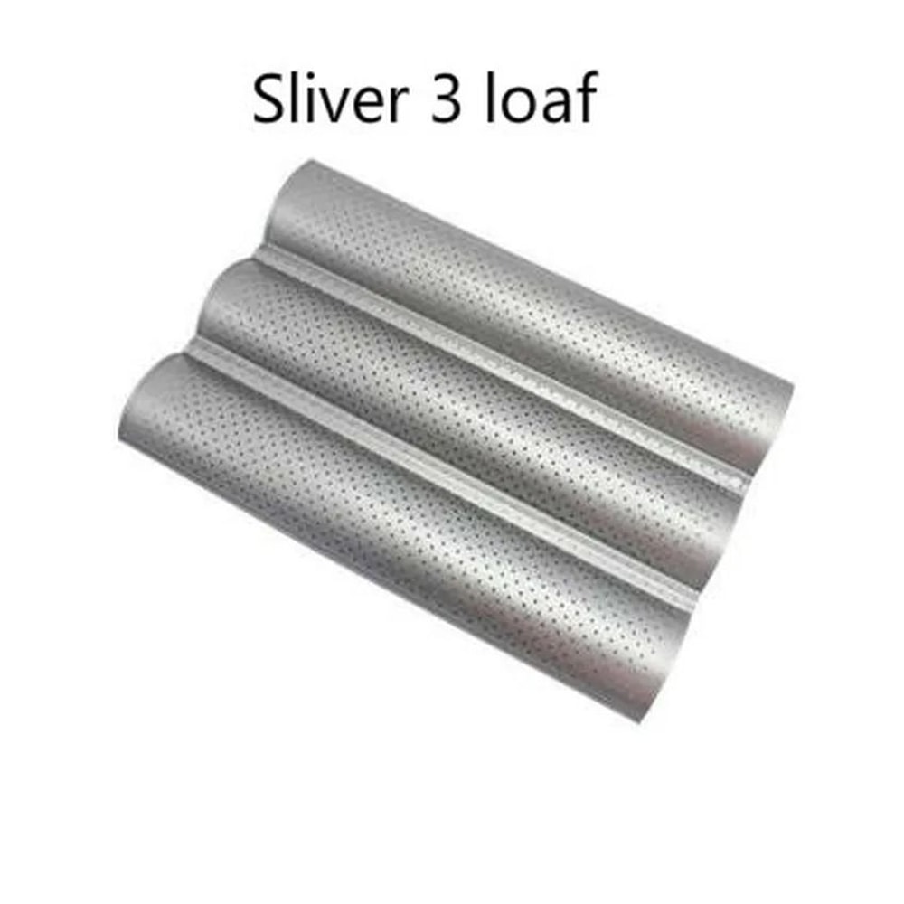 Non Stick Baguette Bread Pan With Perforated Design For Crispy Loaves 8
