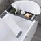 Extendable Bathtub Shelf Tray With Storage Organizer 0