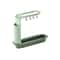 Telescopic Sink Drain Rack With Hooks And Soap Storage 12