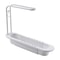 Telescopic Sink Drain Rack With Hooks And Soap Storage 6