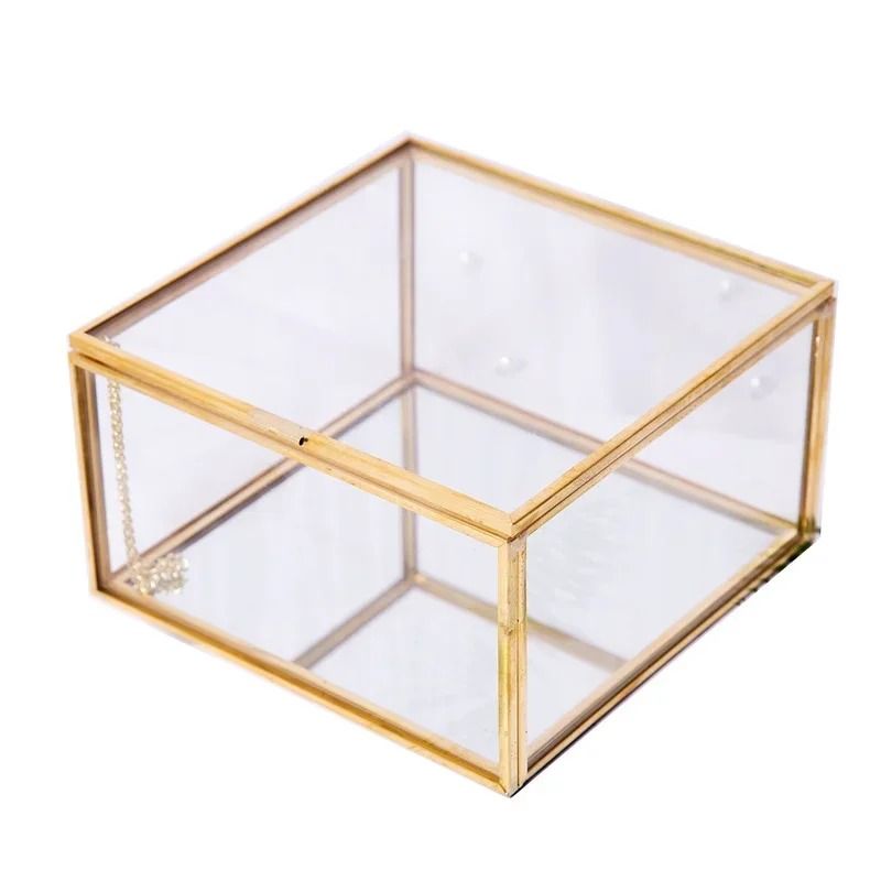 Glass Jewelry Display Box For Keepsakes And Decor 3