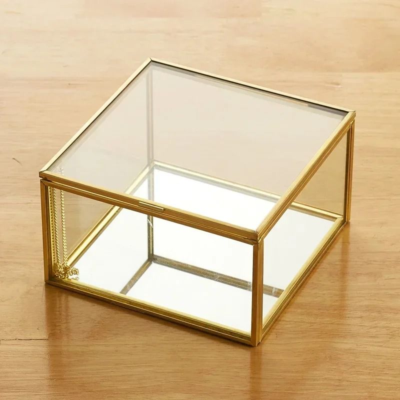 Glass Jewelry Display Box For Keepsakes And Decor 4