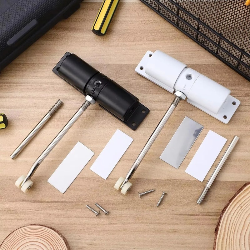 Automatic Adjustable Door Closer For Interior And Exterior Use 0