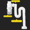 Flexible Sink Drain Deodorant Hose With Strainer 6