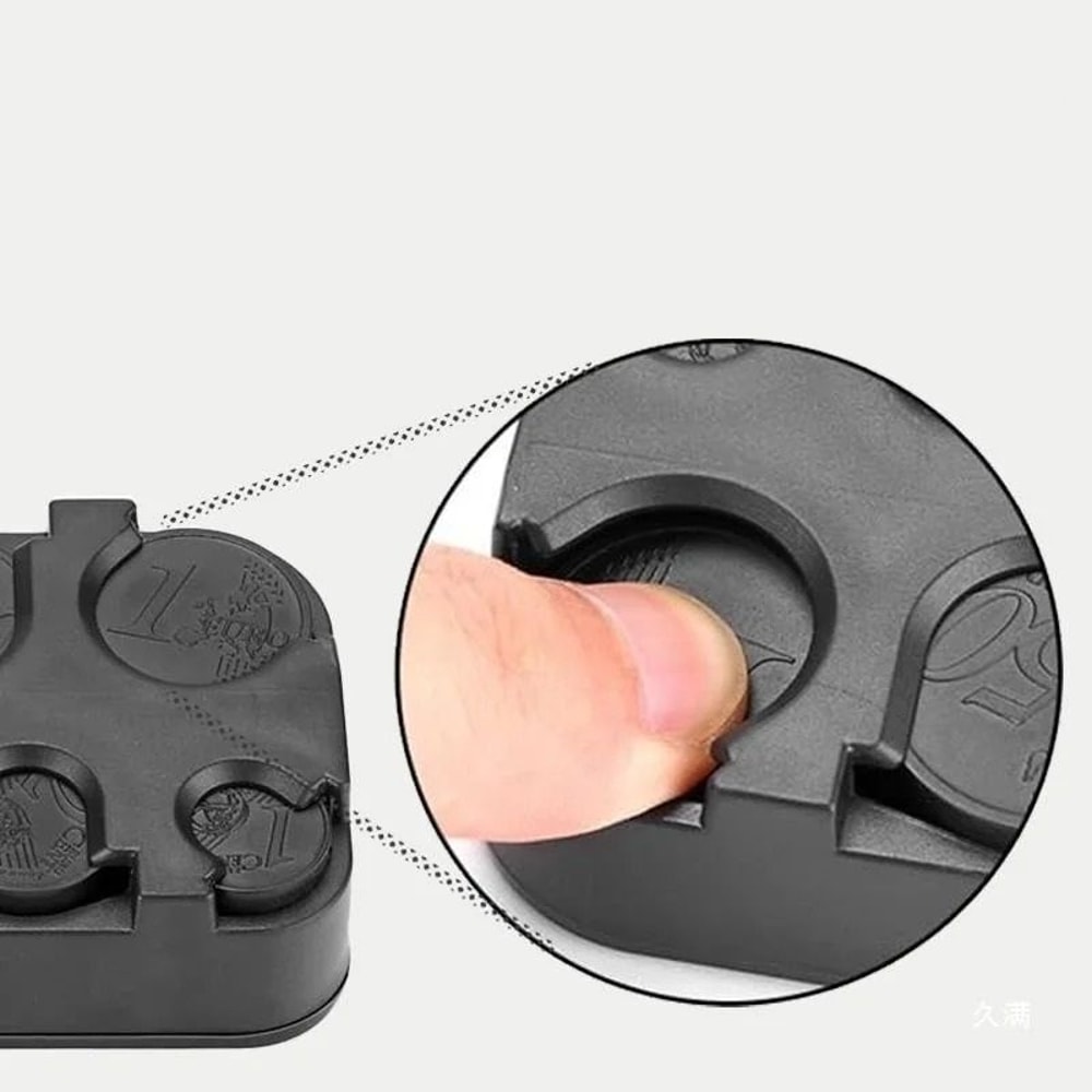 Portable Euro Coin Storage Box Organizer 3