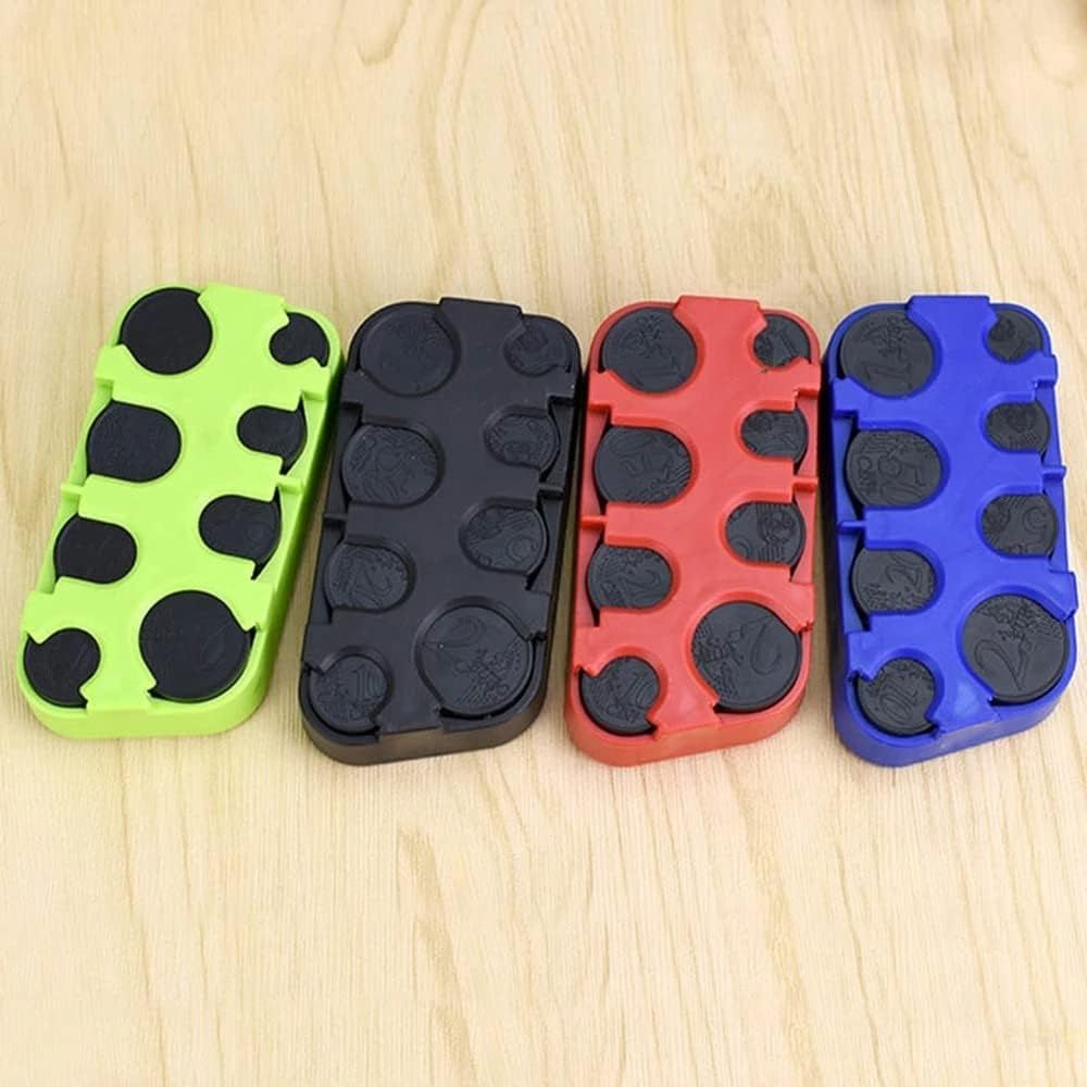 Portable Euro Coin Storage Box Organizer 0