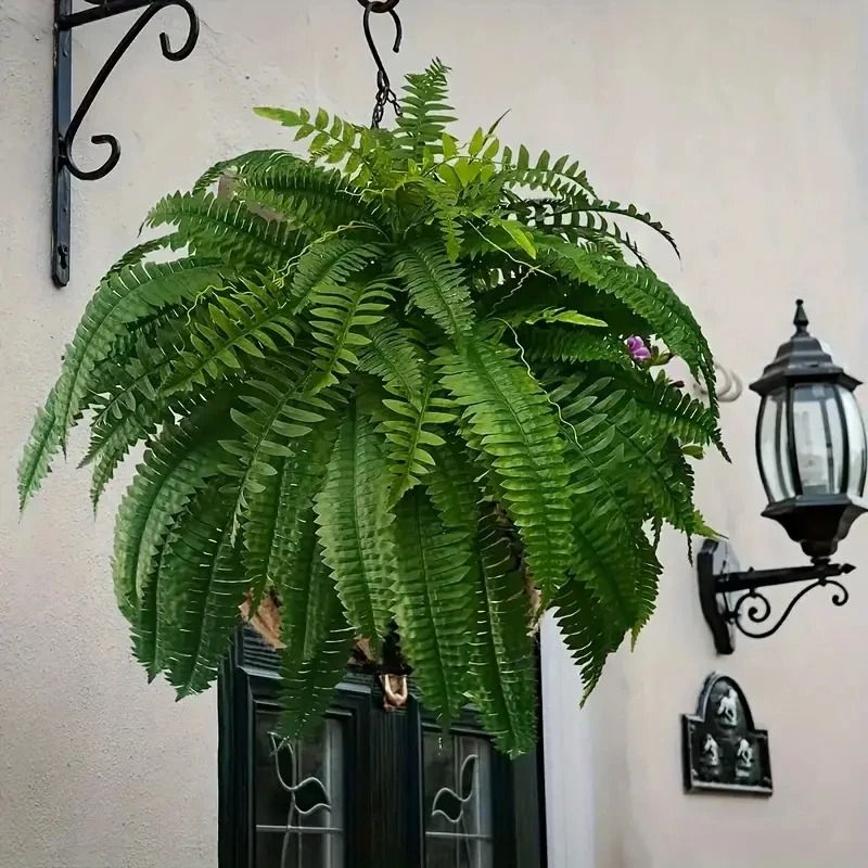 Realistic Artificial Boston Fern Greenery For Indoor And Outdoor Decor 0