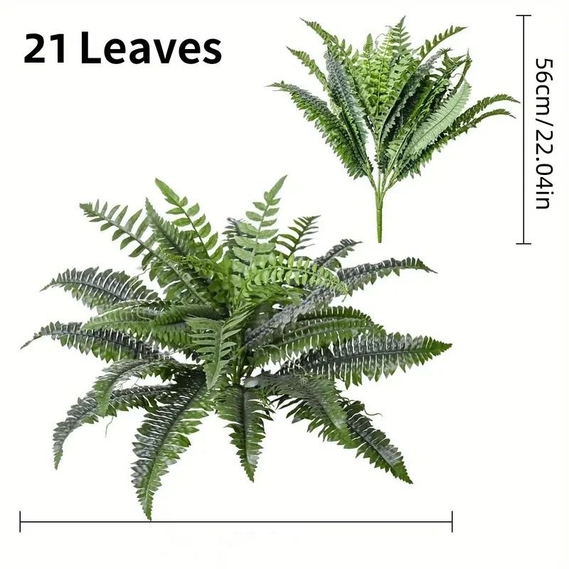 Realistic Artificial Boston Fern Greenery For Indoor And Outdoor Decor 6