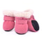 Warm Waterproof Dog Snow Boots With Non Slip Soles Set Of 4 9