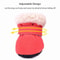 Warm Waterproof Dog Snow Boots With Non Slip Soles Set Of 4 3