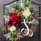 Christmas Letter Wreath With Red Berry Accents For Door Decor 3