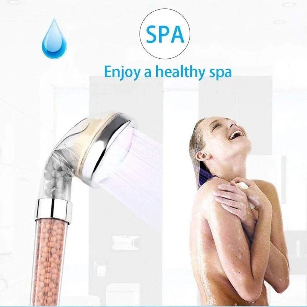 LED Color Changing Shower Head With Filtration And High Pressure Spray 1