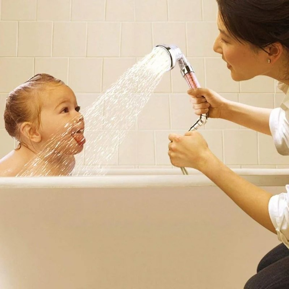 LED Color Changing Shower Head With Filtration And High Pressure Spray 2
