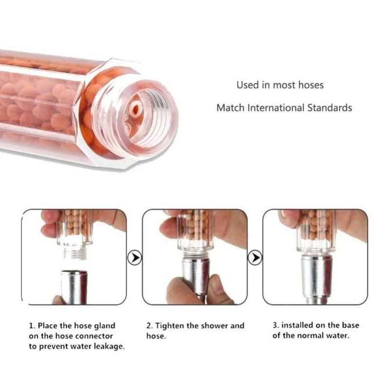 LED Color Changing Shower Head With Filtration And High Pressure Spray 5