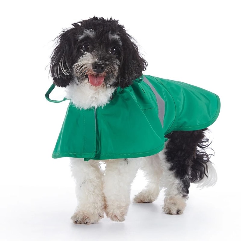 Reflective Waterproof Dog Raincoat With Hood For Outdoor Walks 1