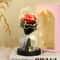 LED Eternal Rose Glass Dome With Gold Foil Flower 9