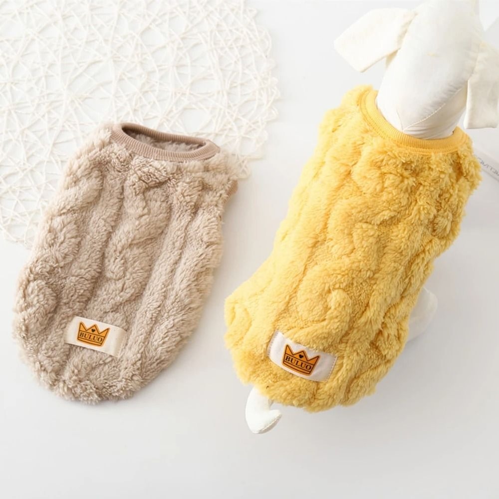 Double Sided Fleece Pet Sweater For Small And Medium Dogs And Cats 3