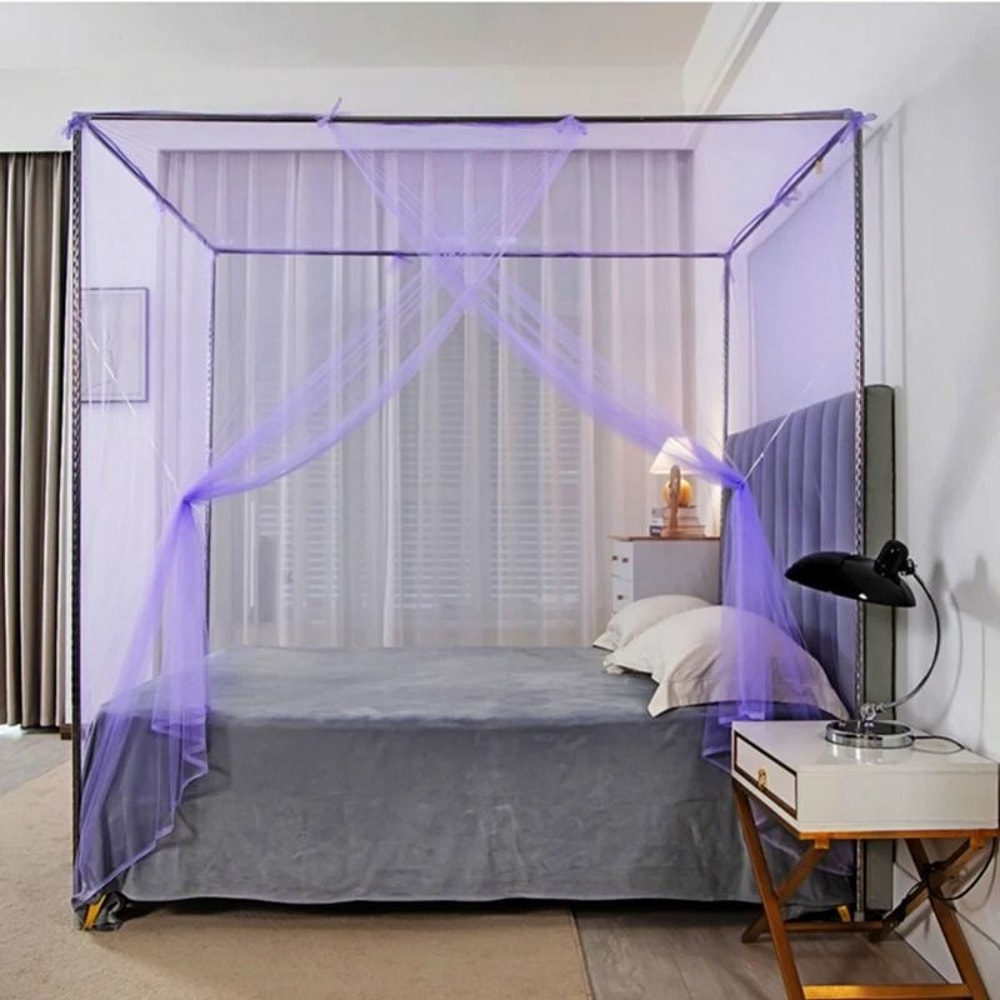 Square Mosquito Net Bed Canopy For Bedroom And Camping 2