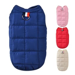 winter cotton padded dog vest jacket for small and medium dogs