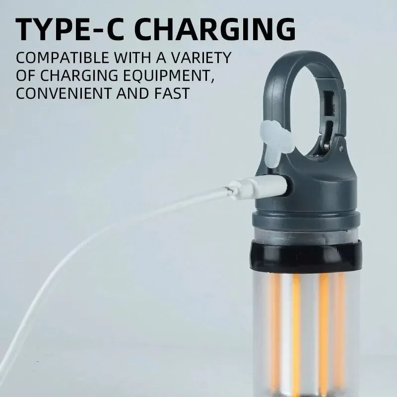 Rechargeable Portable LED Camping Light With 5 Lighting Modes 5
