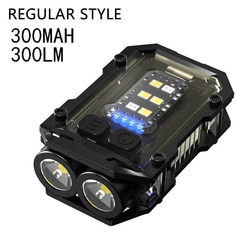 Rechargeable Mini COB LED Keychain Flashlight With Magnetic Base 9