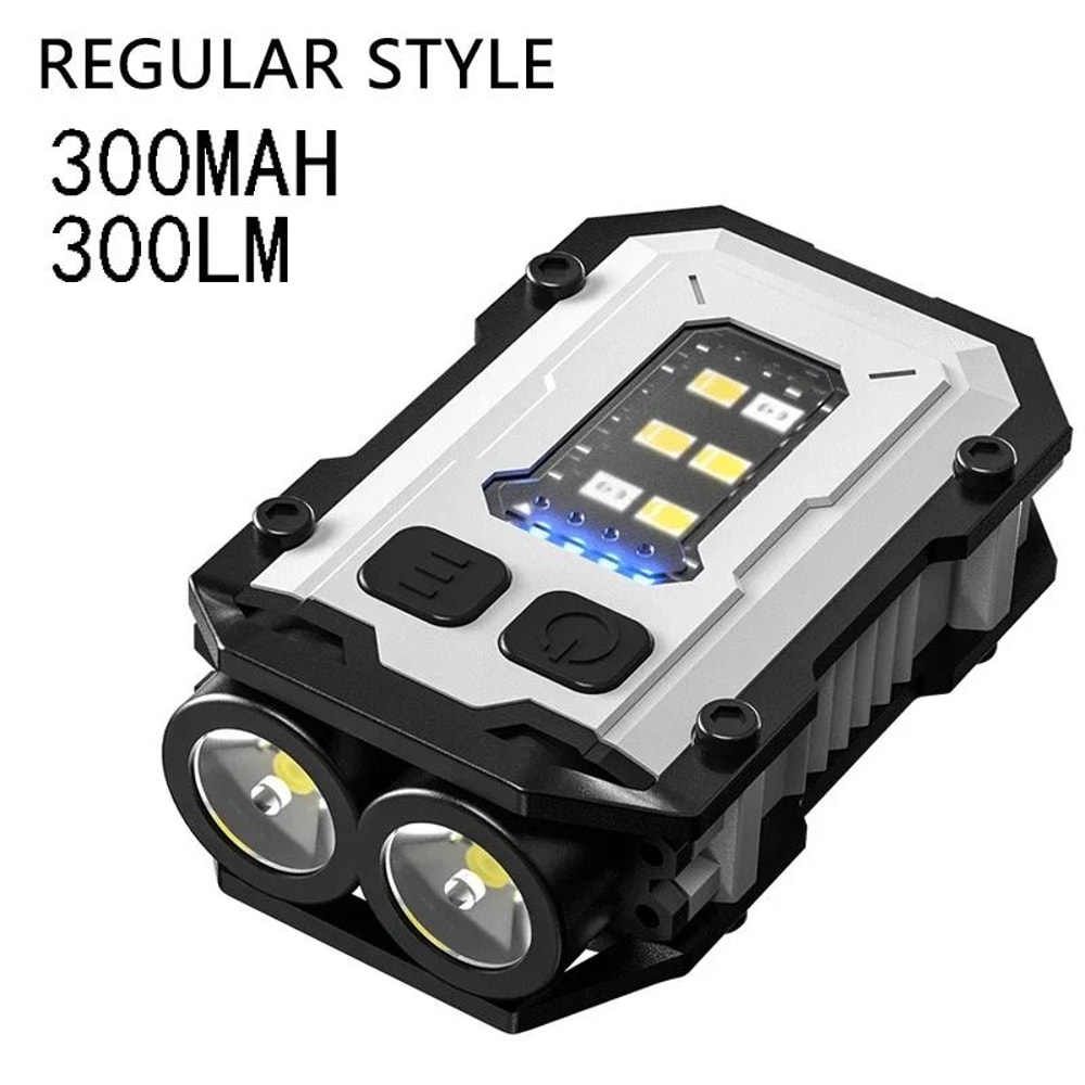 Rechargeable Mini COB LED Keychain Flashlight With Magnetic Base 10