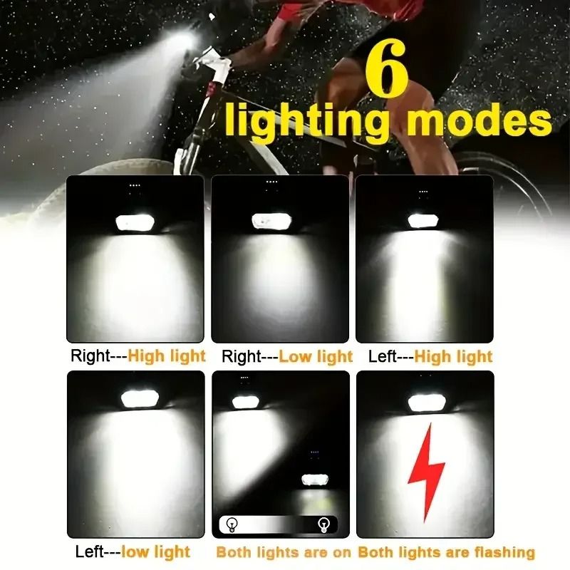 USB Rechargeable T6 LED Bicycle Front Light For Night Riding 1