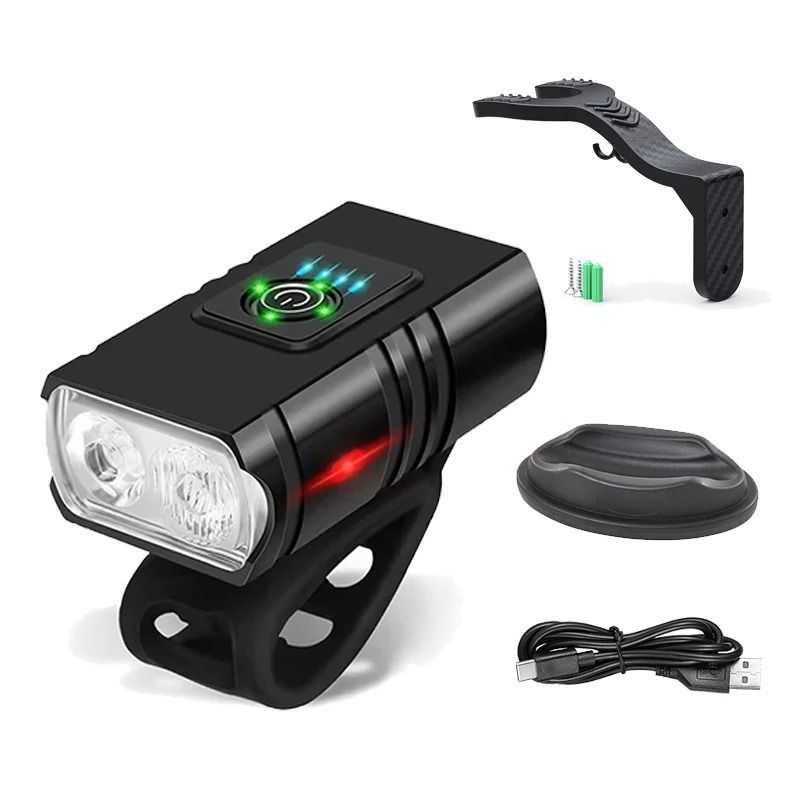 USB Rechargeable T6 LED Bicycle Front Light For Night Riding 13