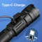 High Power USB Rechargeable LED Flashlight With Power Display 3