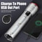Powerful Rechargeable Tactical LED Flashlight With Zoom And Power Bank 3