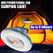 Rechargeable Camping Fan Light With LED Lamp And Power Bank 0