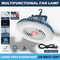 Rechargeable Camping Fan Light With LED Lamp And Power Bank 6