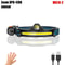 IR Sensor LED Headlamp With XPG And COB Floodlight 9