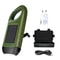 Solar Hand Crank LED Emergency Flashlight With Power Bank 9