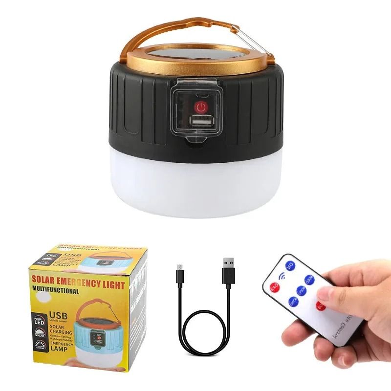 Solar Rechargeable LED Camping Lantern For Outdoor And Emergency Use 5